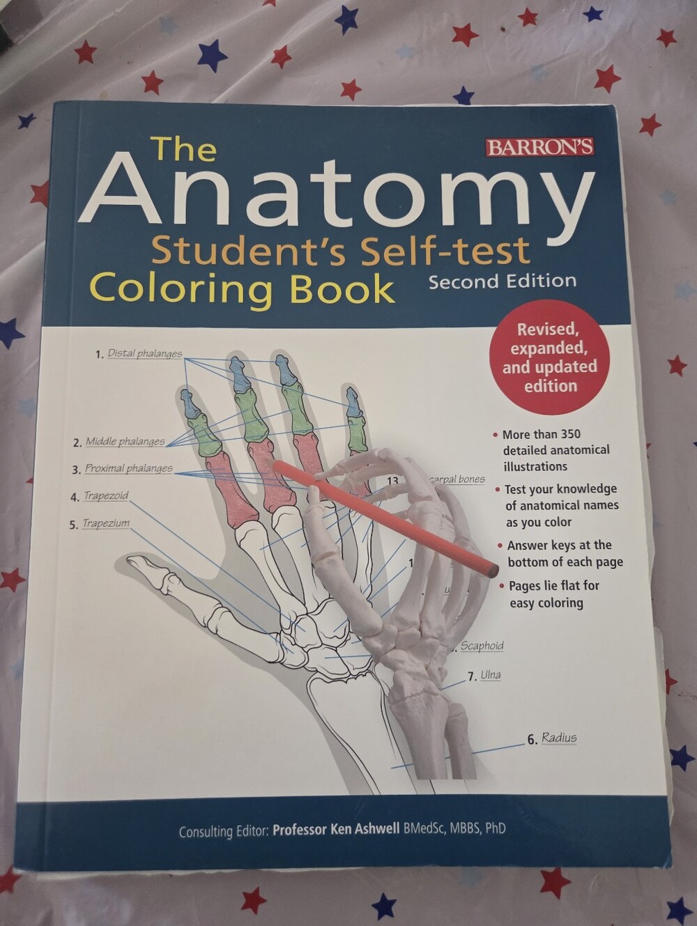 Barron's The Anatomy Student's Self-test Coloring Book